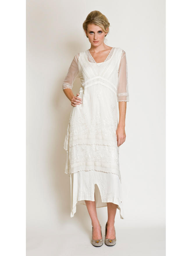 5901 Ivory Titanic Dress - Nataya