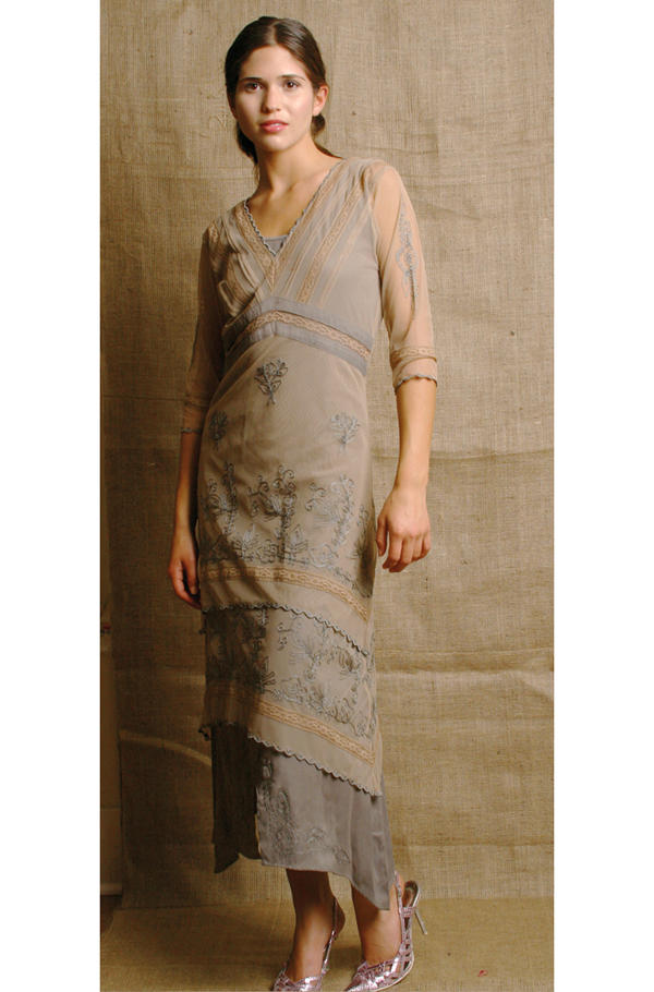 5901 Sand Titanic Dress - Nataya