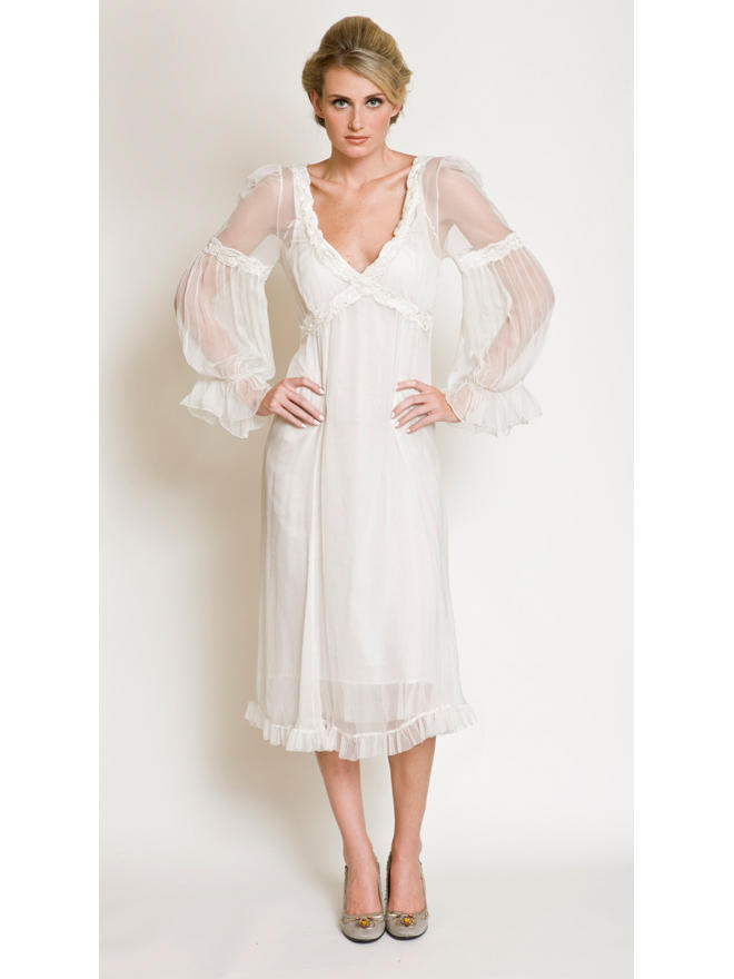AL7803 Ivory Neo Classical Dress - Nataya