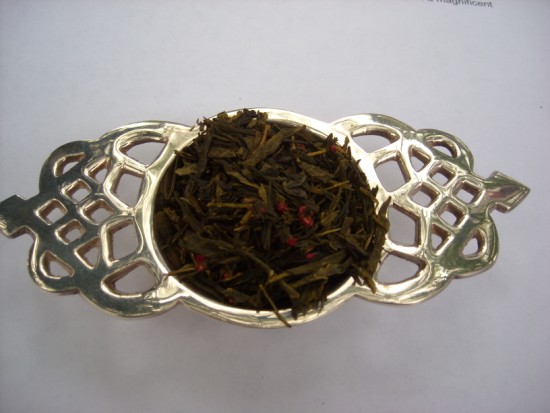 Bohemian Raspberry Green Tea - Ooh la la!  Refreshing raspberry with smooth green tea notes.  A most soothing green tea!