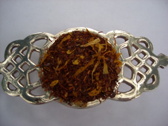 Godiva Roche Rooibos Tea - Here's to Lady Godiva!  This sexy blend whisks you away on a caramel chocolate ride.  Best enjoyed au naturel as Camella does!